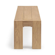 Classic Home Bristol dining bench with wooden frame and upholstered seat for versatile kitchen or dining room seating.