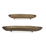 Stratum - Oval Bowls (Set of 2) - Brass