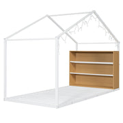 Bed House Frame With Shelves And Lights - R&R Furniture Gallery (Fountain Valley, CA)