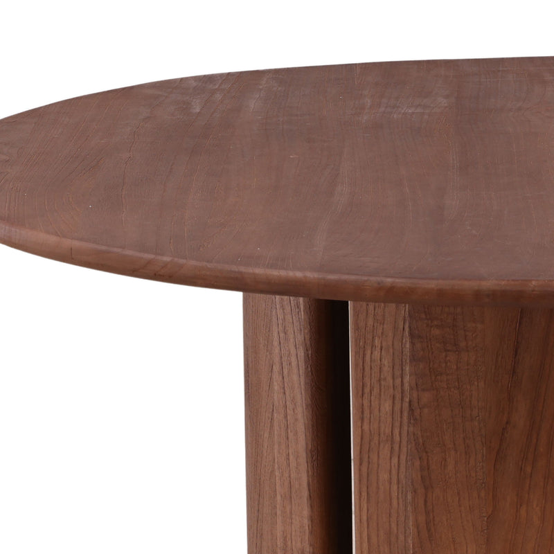Abelard - Dining Table - Medium Brown