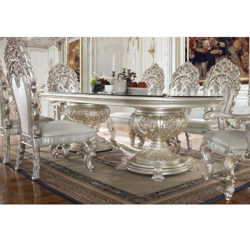 Sandoval - Dining Table - Champagne - R&R Furniture Gallery (Fountain Valley, CA)