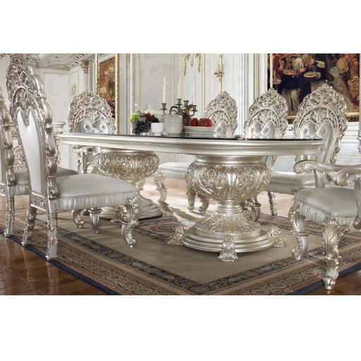 Sandoval - Dining Table - Champagne - R&R Furniture Gallery (Fountain Valley, CA)