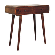 Curved Hallway Table - Chestnut - R&R Furniture Gallery (Fountain Valley, CA)