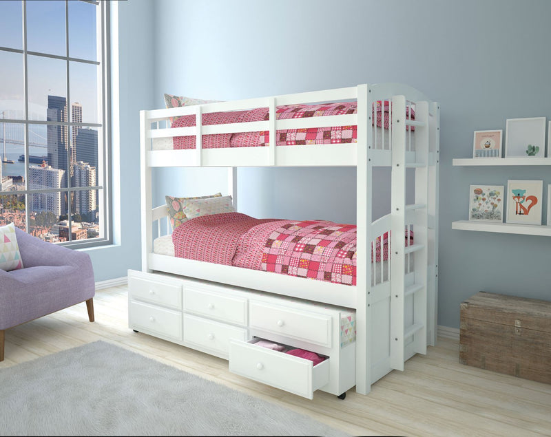 Micah - Bunk Bed & Trundle w/3 Drw - R&R Furniture Gallery (Fountain Valley, CA)
