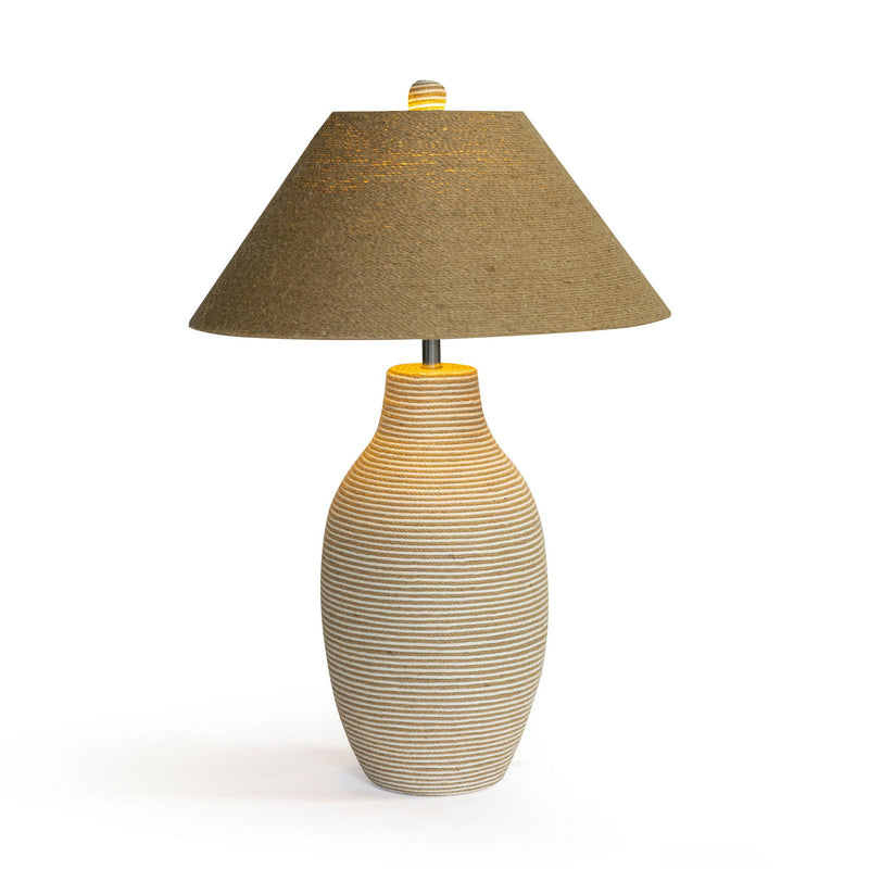 Tanga - Jute And Cotton Table Lamp - Natural - R&R Furniture Gallery (Fountain Valley, CA)