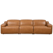 Urbana - Triple Power Recliner Sofa - Tan - R&R Furniture Gallery (Fountain Valley, CA)