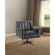 Brancaster - Office Chair - Vintage Black Top Grain Leather - R&R Furniture Gallery (Fountain Valley, CA)