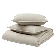 Classic Home Talia comforter set with a cozy, textured design in soft neutral tones on a neatly made bed.