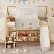 Loft Bed With House Shaped Frame And Tent - R&R Furniture Gallery (Fountain Valley, CA)