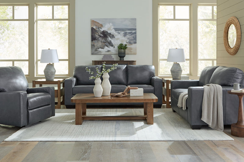 Signature Design by Ashley Bolsena living room set with stationary sofas and loveseats in a modern, comfortable fabric.
