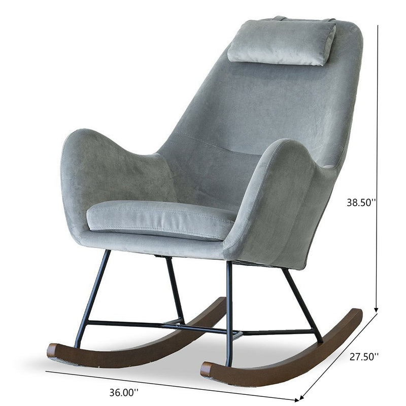 Chel - Mid-Century Modern Rocking Chair - R&R Furniture Gallery (Fountain Valley, CA)