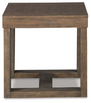 Cariton - Square End Table - Gray - R&R Furniture Gallery (Fountain Valley, CA)