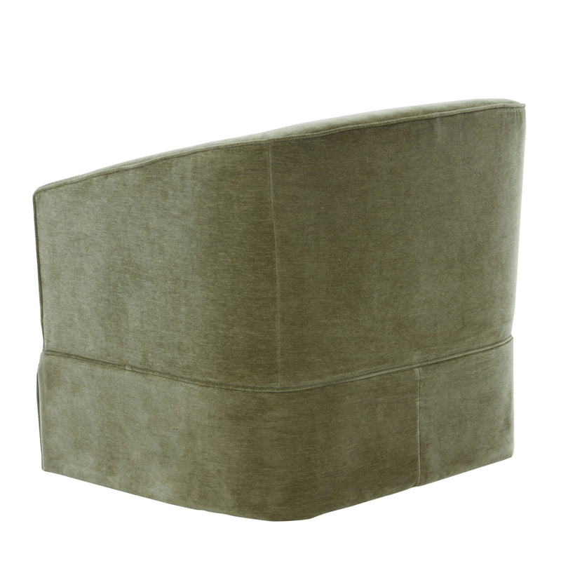 Elm - Skirted Swivel Chair - R&R Furniture Gallery (Fountain Valley, CA)