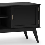 Draper - Handcrafted Mid Century Low TV Media Stand - R&R Furniture Gallery (Fountain Valley, CA)