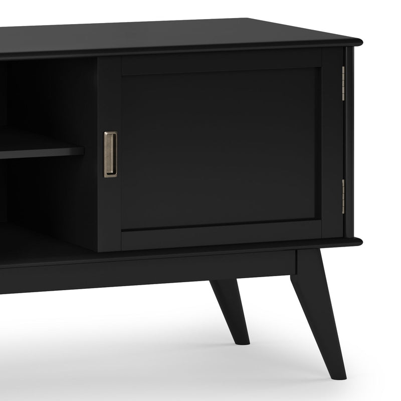 Draper - Handcrafted Mid Century Low TV Media Stand - R&R Furniture Gallery (Fountain Valley, CA)