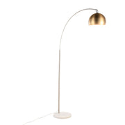 Contemporary Lumi Source March floor lamp with a sleek design and adjustable arm standing on a modern living room floor.
