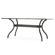 Celestine - Outdoor Cast Aluminum Dining Table With Floral Lattice Design And Umbrella Holder - R&R Furniture Gallery (Fountain Valley, CA)