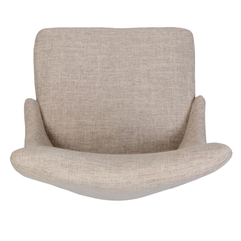 Mid Century Modern Fabric Armless Dining Chair - R&R Furniture Gallery (Fountain Valley, CA)