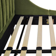 Aspen - Vertical Tufted Modern Headboard Platform Bed Set - R&R Furniture Gallery (Fountain Valley, CA)