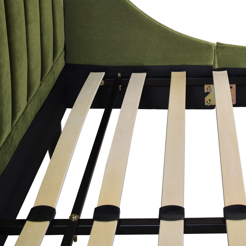 Aspen - Vertical Tufted Modern Headboard Platform Bed Set - R&R Furniture Gallery (Fountain Valley, CA)