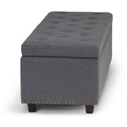 Hamilton - Upholstered Storage Ottoman - R&R Furniture Gallery (Fountain Valley, CA)