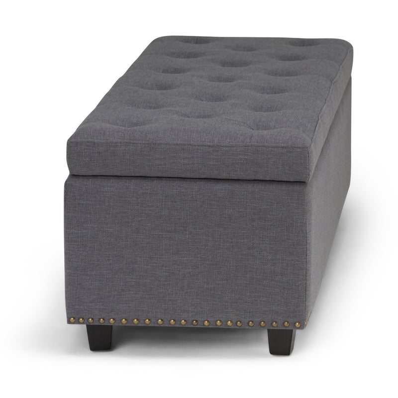 Hamilton - Upholstered Storage Ottoman - R&R Furniture Gallery (Fountain Valley, CA)