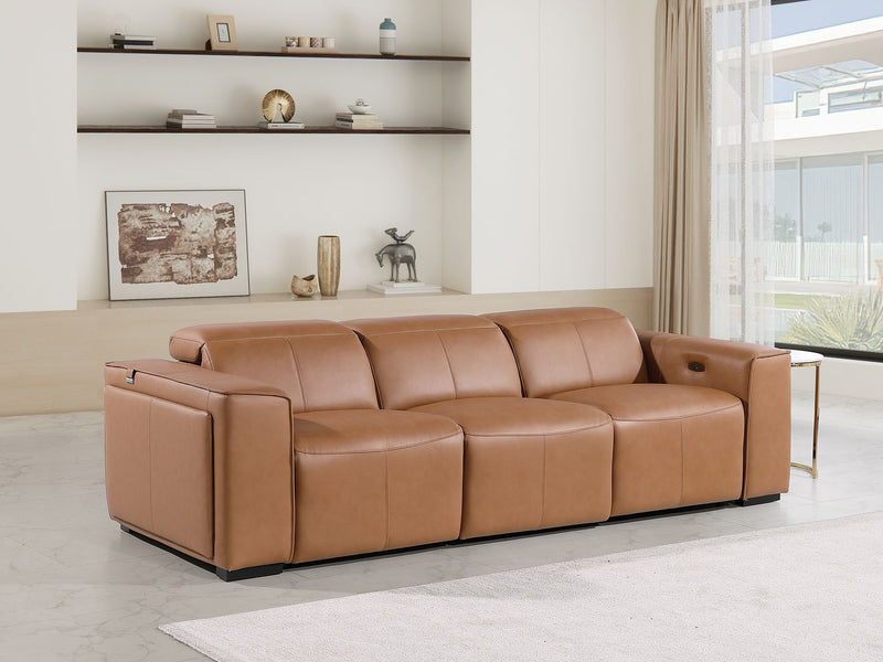 1224 - 3-Piece Modular Power Reclining Sofa In With 3 Power Recliners & Power Headrests - R&R Furniture Gallery (Fountain Valley, CA)