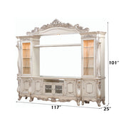 Gorsedd - Entertainment Center - Golden Ivory - R&R Furniture Gallery (Fountain Valley, CA)