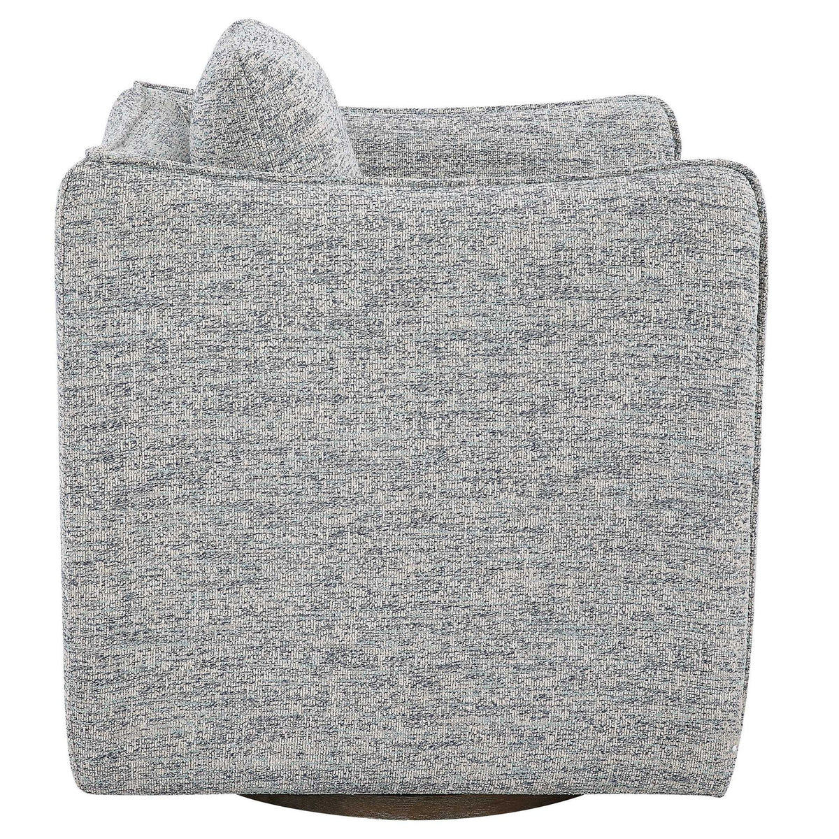 Uttermost Corben swivel chair featuring a modern design with upholstered seat and backrest, and a swivel base.