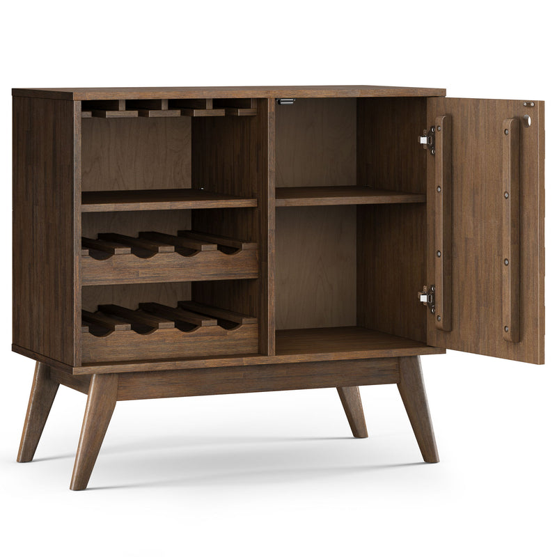 Clarkson - Wine Cabinet - Brown - R&R Furniture Gallery (Fountain Valley, CA)