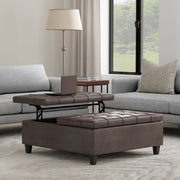 Harrison - Large Coffee Table Storage Ottoman - R&R Furniture Gallery (Fountain Valley, CA)