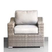 Outdoor Wicker Conversation Set With Cushions, All Weather - R&R Furniture Gallery (Fountain Valley, CA)