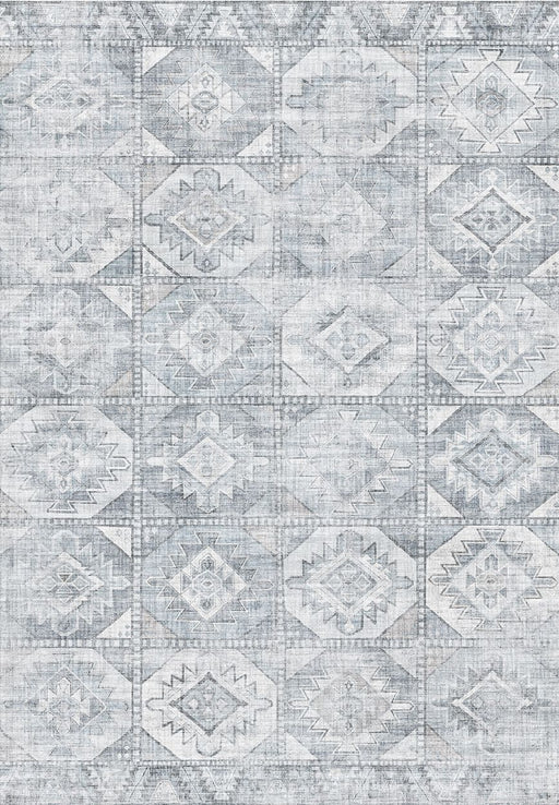 Toucan - 5' X 7' Washable Non - Slip Area Rug - Silver - R&R Furniture Gallery (Fountain Valley, CA)