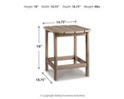 Sundown Treasure - Outdoor End Table - R&R Furniture Gallery (Fountain Valley, CA)