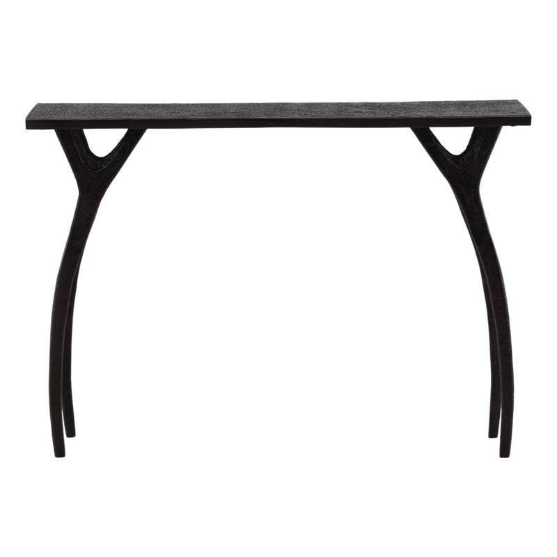 Bastien - Console Table - Black And Bronze
