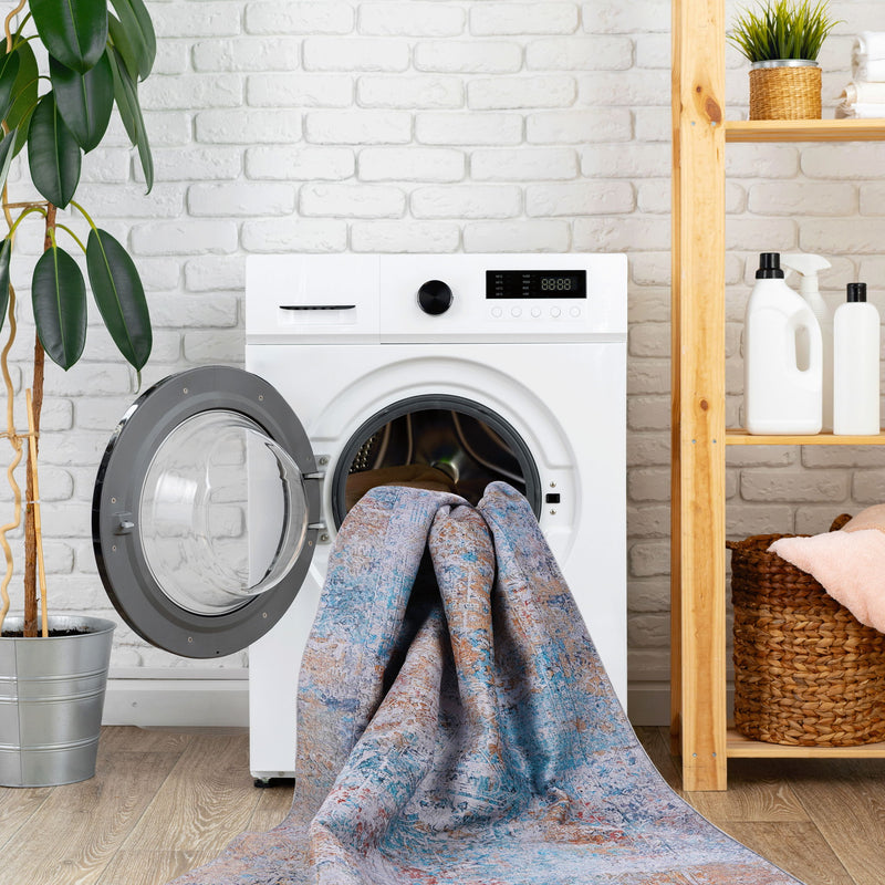 Maval - Area Rug Washable - R&R Furniture Gallery (Fountain Valley, CA)