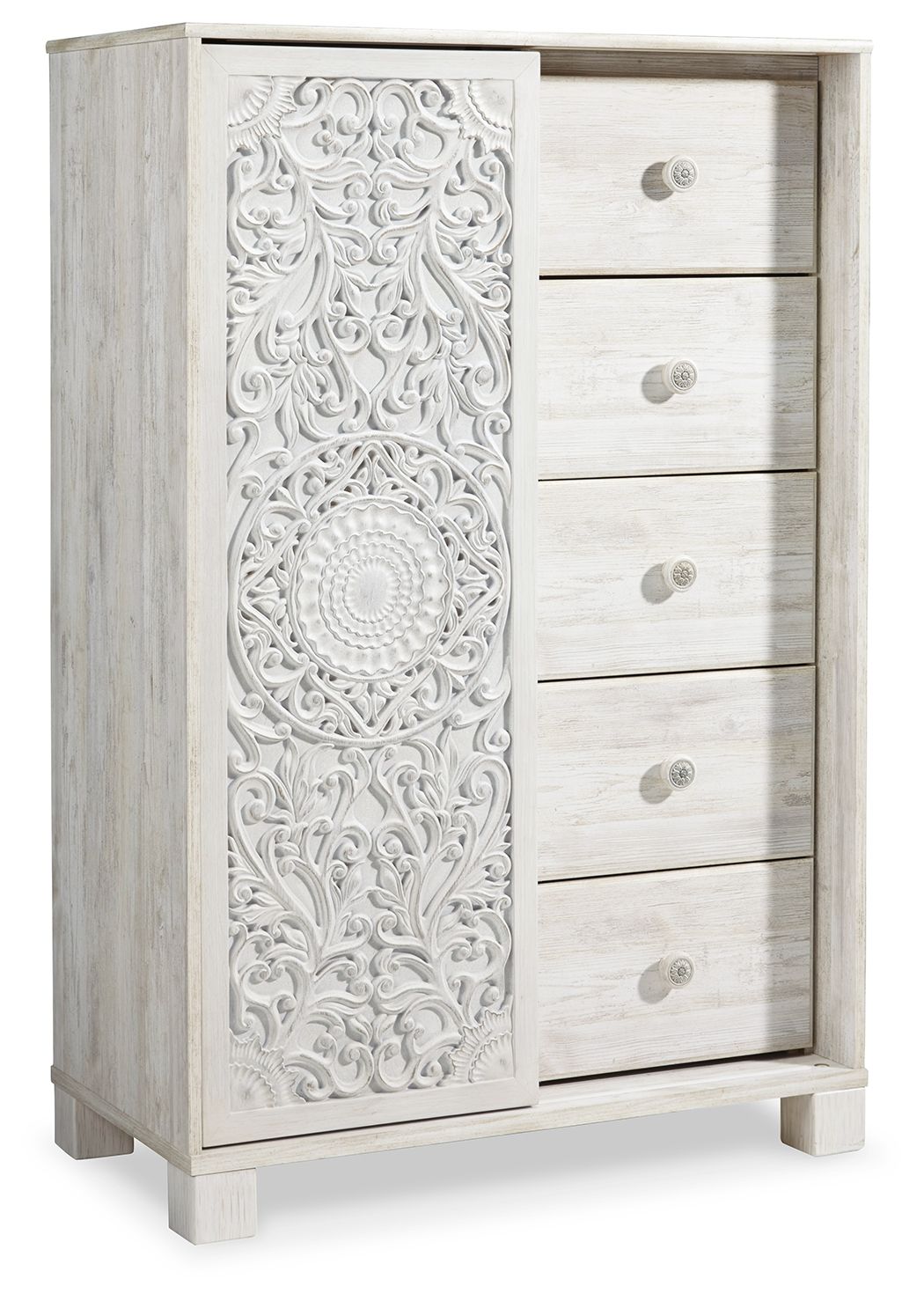 Paxberry - Dressing Chest - Whitewash - R&R Furniture Gallery (Fountain Valley, CA)