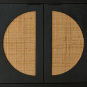 Cliffiings - Accent Cabinet - Black / Natural - R&R Furniture Gallery (Fountain Valley, CA)