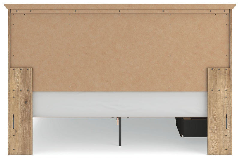Makidern - Panel Storage Bed With Under Bed Storage Unit - R&R Furniture Gallery (Fountain Valley, CA)