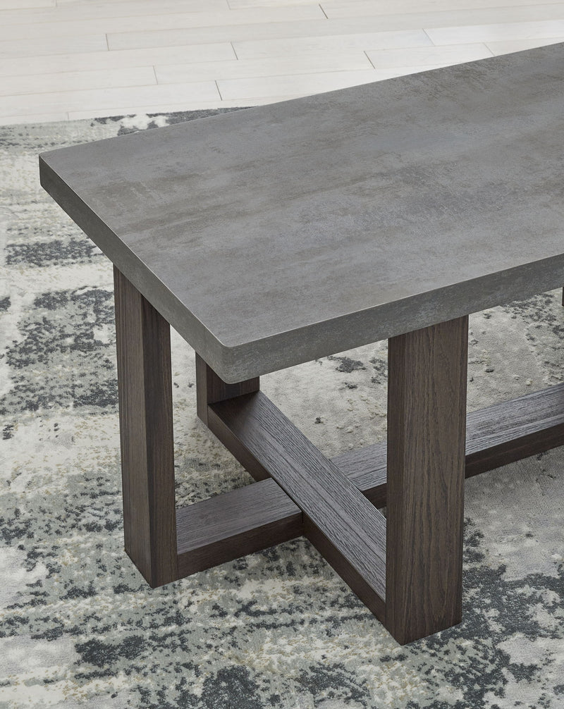 Dynnford - Occasional Table Set (Set of 3) - Gray / Brown - R&R Furniture Gallery (Fountain Valley, CA)