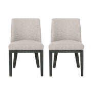 Modern Dining Chair With Durable Fabric Upholstery And Sturdy Wooden Frame (Set of 2) - R&R Furniture Gallery (Fountain Valley, CA)