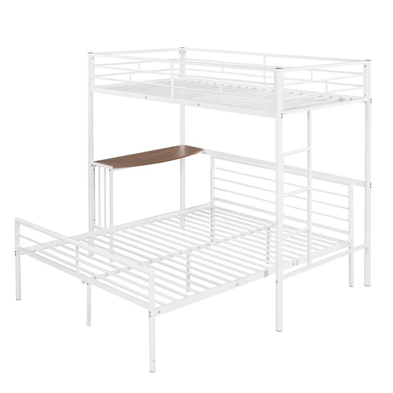 Bunk Bed With Desk, Ladder And Quality Slats For Bedroom - R&R Furniture Gallery (Fountain Valley, CA)