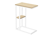Accent Table, C - Shaped, Marble Look Contemporary & Modern Convenient Design - R&R Furniture Gallery (Fountain Valley, CA)