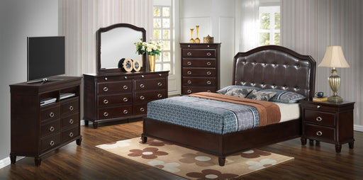 Bed With Transitional Design - R&R Furniture Gallery (Fountain Valley, CA)
