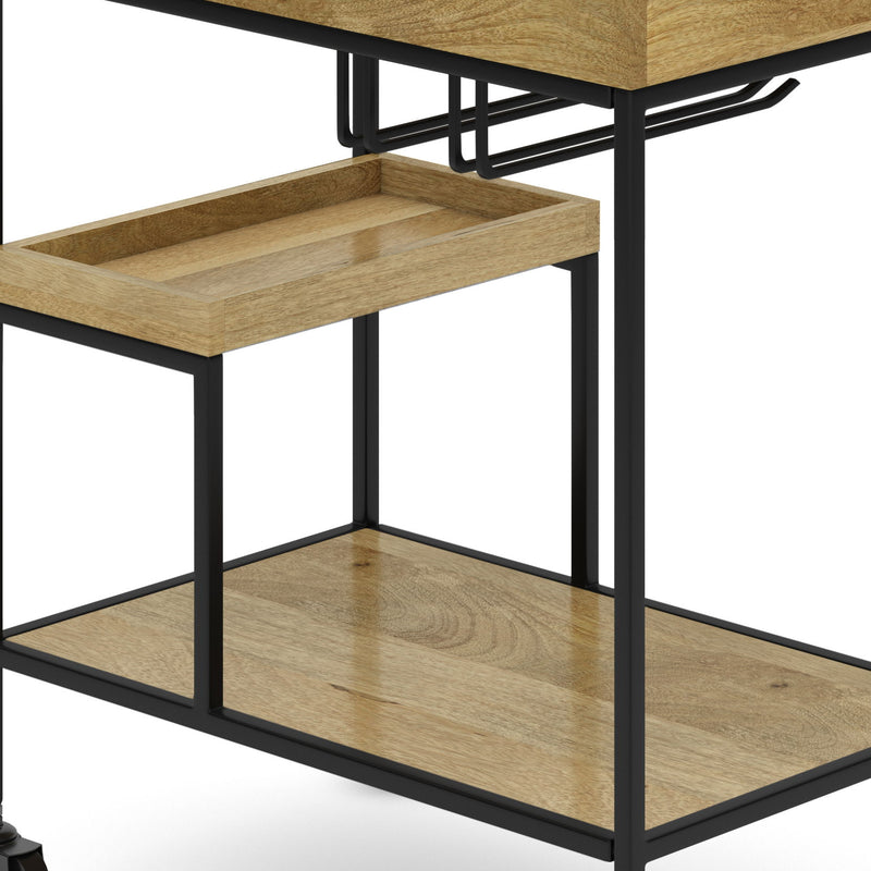 Barnes - Bar Cart - Natural - R&R Furniture Gallery (Fountain Valley, CA)