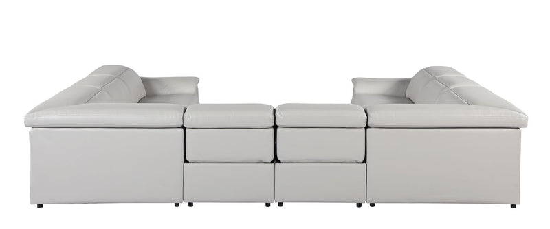 9762 - 8-Piece U-Shaped Sectional Sofa With 4 Power Recliners