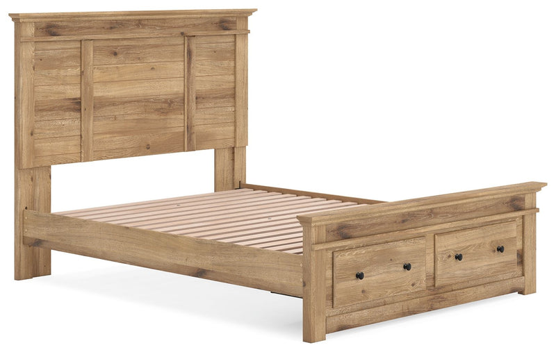 Makidern - Panel Storage Bed With Storage Footboard - R&R Furniture Gallery (Fountain Valley, CA)