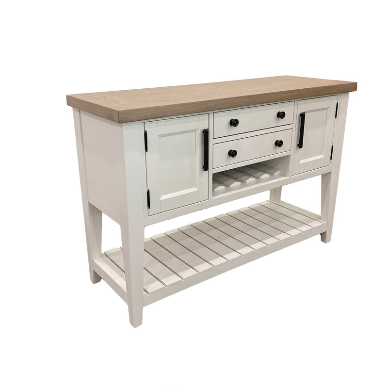 Americana Modern Dining - Sideboard - Cotton - R&R Furniture Gallery (Fountain Valley, CA)