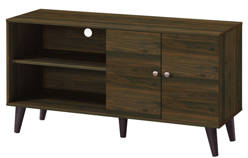 Amidon - TV Stand, With 2 Storage Shelves And 1 Cabinet - R&R Furniture Gallery (Fountain Valley, CA)
