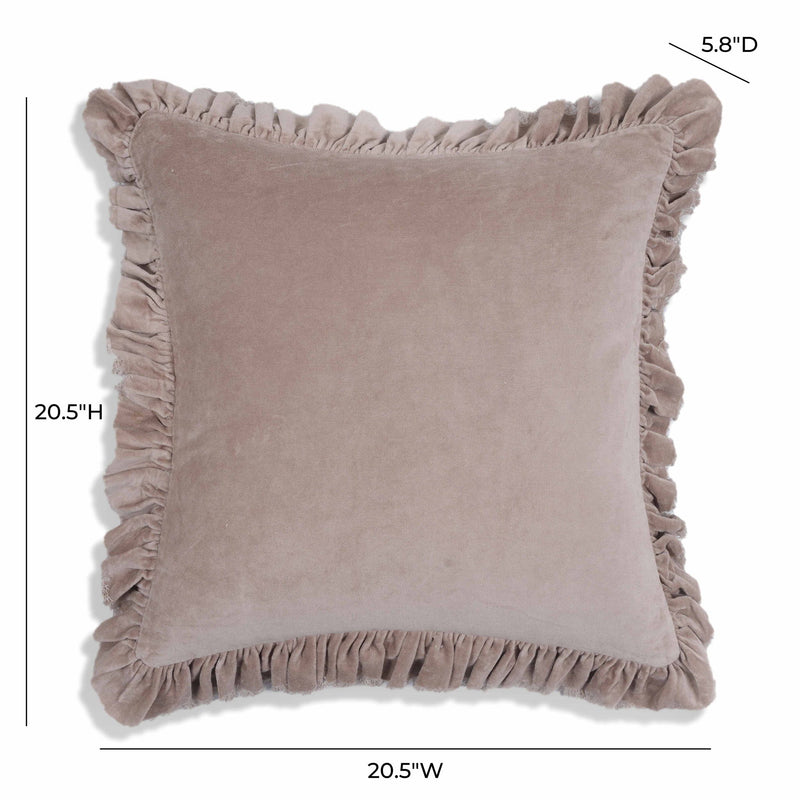 Alessia - Velvet Pillow - R&R Furniture Gallery (Fountain Valley, CA)